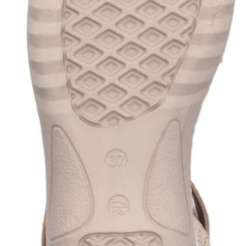 NEW Rieker Beige and Pink Patterned Sandals - Picture 11 of 12